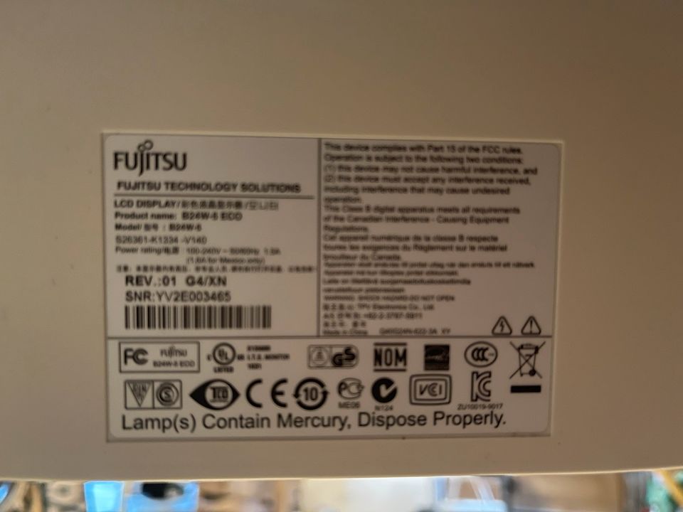 Bildschirm von Fujitsu in Bad Rodach