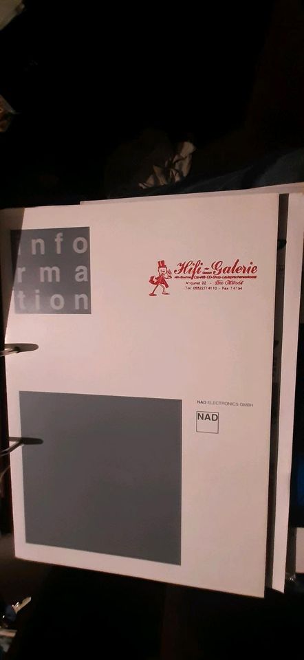 9 NAD vintage Hifi Prospekte Kataloge 80er 90er Jahre in Mönchengladbach