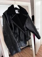 Kunstlederjacke schwarz Zara Hessen - Riedstadt Vorschau