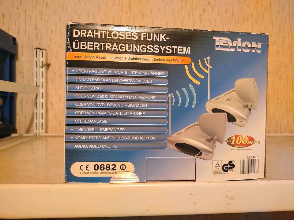 Tevion drahtloses Funk Übertragungssystem MD 4687 in Salzweg