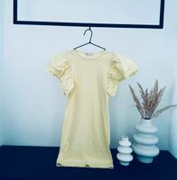 Zara Kleid mit Puffärmeln Pastell gelb M Bayern - Schwabach Vorschau
