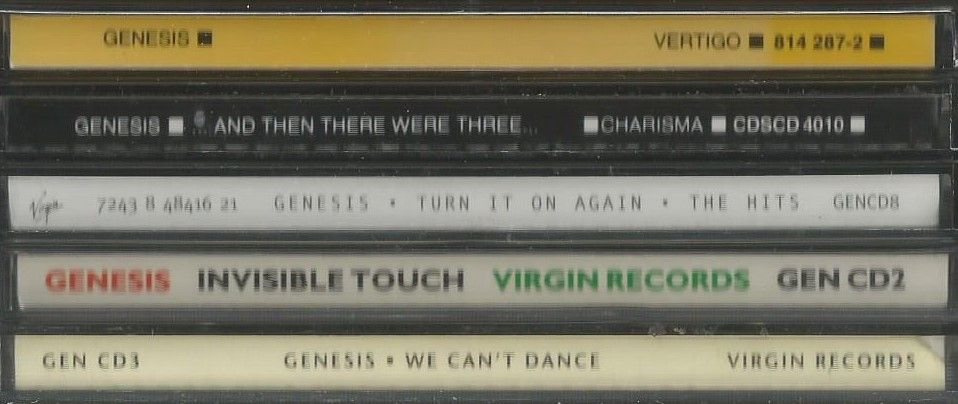 5 CDs GENESIS im Set alle CDs mit Bild in Grimma