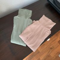 AMISU: langatmiges Shirt mit Rollkragen Gr XS, Khaki und beige Baden-Württemberg - Reilingen Vorschau