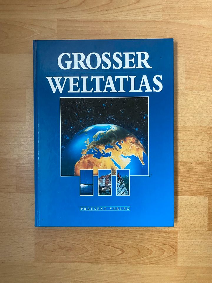 Grosser Weltatlas Praesent Verlag in Mettenheim Rheinhessen