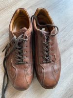 Schuhe Tommy Hilfiger Gr. 43 braun Sneaker Leder Niedersachsen - Drochtersen Vorschau
