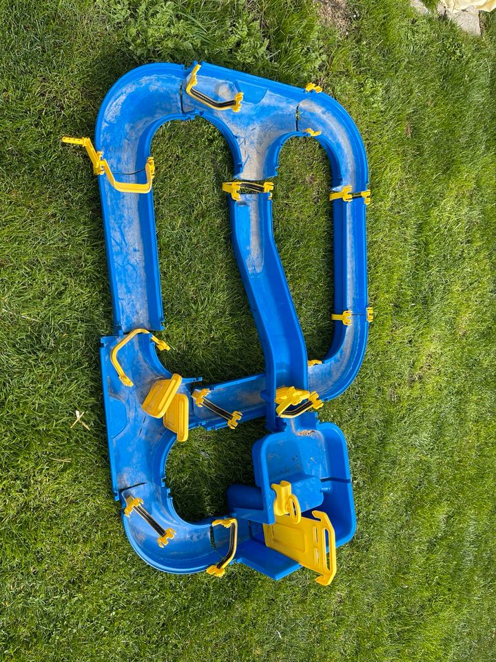 Big Wasserrutsche Wasserbahn Blau Spielzeug in Buttenwiesen