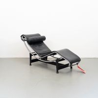 2x Cassina Lc4 Le Corbusier Sessel schwarzes Leder Nordrhein-Westfalen - Kleve Vorschau