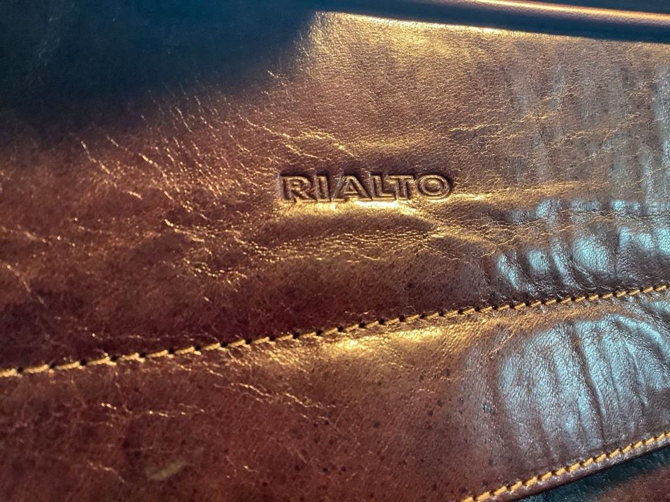 NEU Rialto Luxus Leder Anzugtasche Kleidersack Reisetasche braun in Leipzig