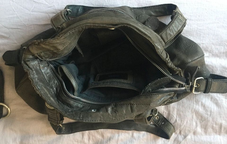 Weiche Ledertasche von "Cocktail", anthrazit in Berlin