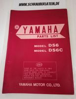 Yamaha DS6, Yamaha DS6C Parts List Ersatzteilliste, Ausgabe 1969 Hessen - Dautphetal Vorschau