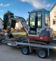 Minibagger mit Anhänger mieten bagger bobcat mieten Bayern - Königsmoos Vorschau