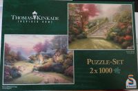 2 x 1000 Teile Schmid Puzzle Thomas Kinkade Inspired Home München - Thalk.Obersendl.-Forsten-Fürstenr.-Solln Vorschau