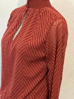 Bluse Terrakotta orange Hippie Boho Style Vintage Look Naturtöne Köln - Köln Merheim Vorschau
