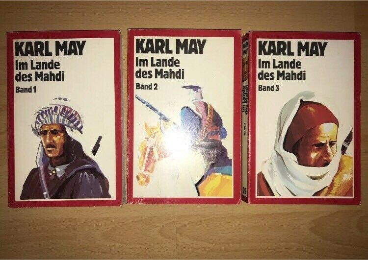 3 x Karl May, Im Lande des Mahdi, alle 3 Bände in Pressig