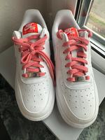 Nike AIR FORCE 1'07 - Sneaker low - white/ pink foam/silver Nordrhein-Westfalen - Minden Vorschau