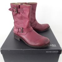 Marc O'Polo Damen Leder Stiefeletten Burgunderrot Gr. 36,5 Bremen - Vegesack Vorschau