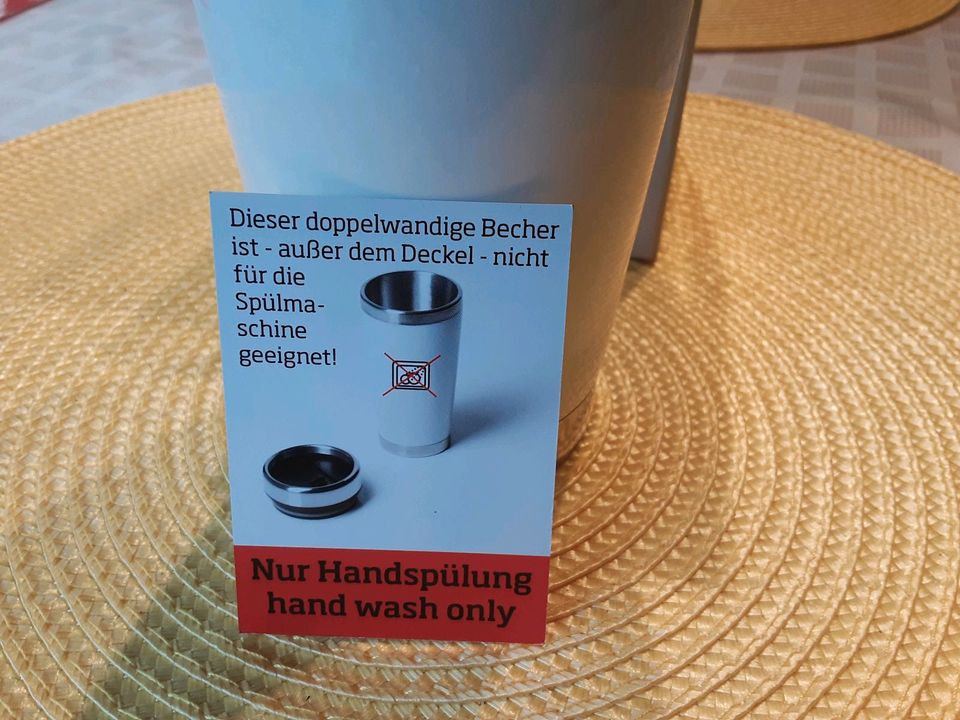 THERMOBECHER FÜR COFFEE TO GO ( UNBENUTZT) in Selsingen