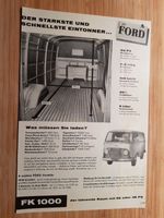 FORD FK1000 Eintonner 1-Tonner -3 ältere Anzeigen Werbung Reklame Stuttgart - Stuttgart-Mitte Vorschau