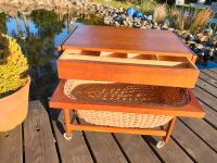 TEAKHOLZ NÄHKASTEN VINTAGE  60er  TEAK BR Gelstedt  DANISH DESIGN Schleswig-Holstein - Wees Vorschau