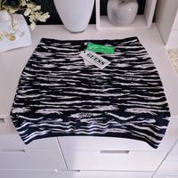 *NEU* Guess Damen Strickrock Gr L schwarz Zebra Animal Print. West - Unterliederbach Vorschau