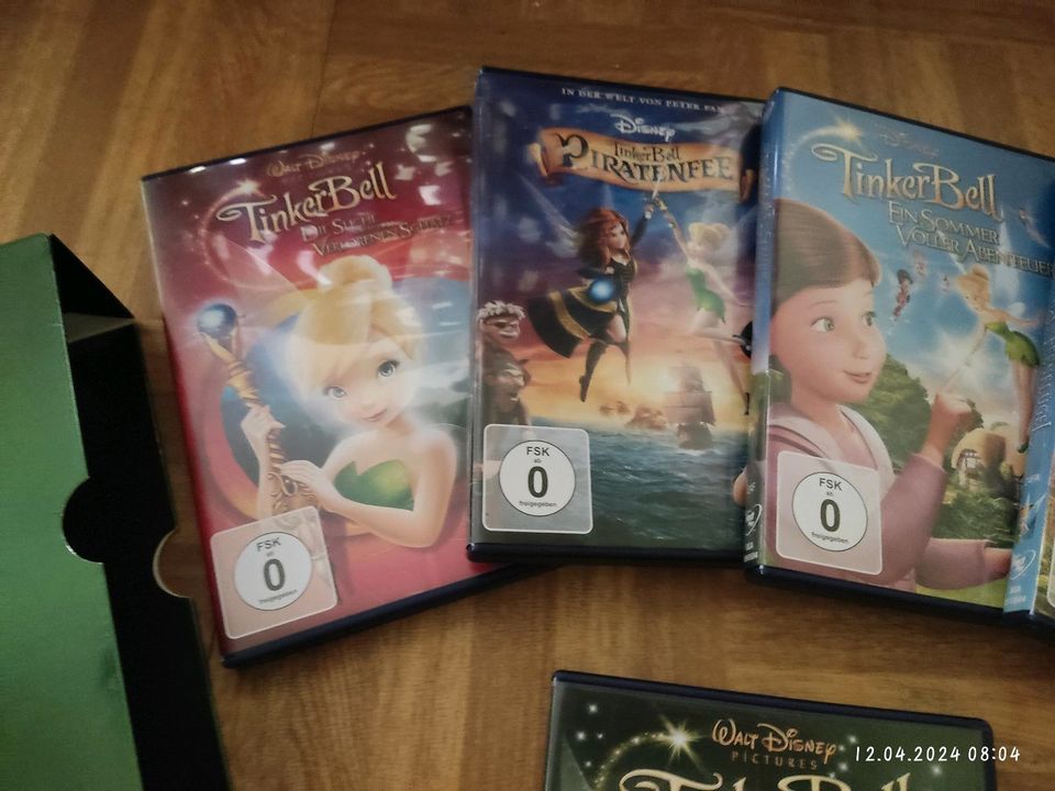 5 Tinkerbell DVDs Disney Mädchen ab 0 Jahre filme Box in Bernsdorf