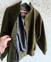 Vintage Wildlederjacke in Olivgrün Bayern - Kolbermoor Vorschau