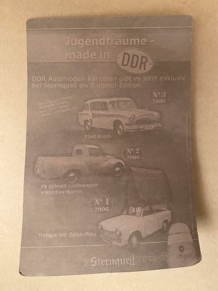 IFA DDR Modell Horch P240 Framo DKW F9 Wolga Sappo Tatra in Weingarten