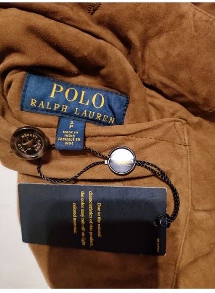 Polo Ralph Lauren Wendbare Daunen Wildleder Pufferweste in Braunschweig