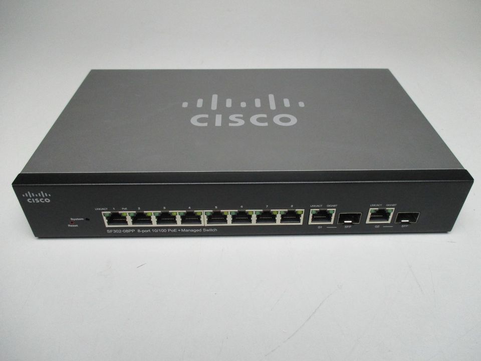 Switch Cisco SF302-08PP 8-port 354773-10+50 in Weilrod 