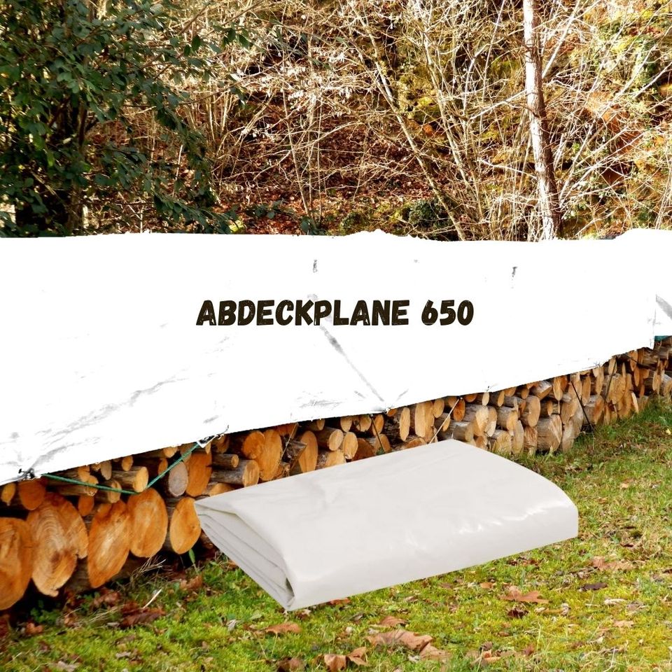 Brennholz Kaminholz PVC LKW Abdeckplane Plane Holz 1,5 x 6 m in Kalkar
