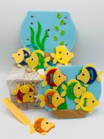 Magnetisches Angelspiel Fädelspiel Filztiere Aquarium Montessori Nordrhein-Westfalen - Rösrath Vorschau