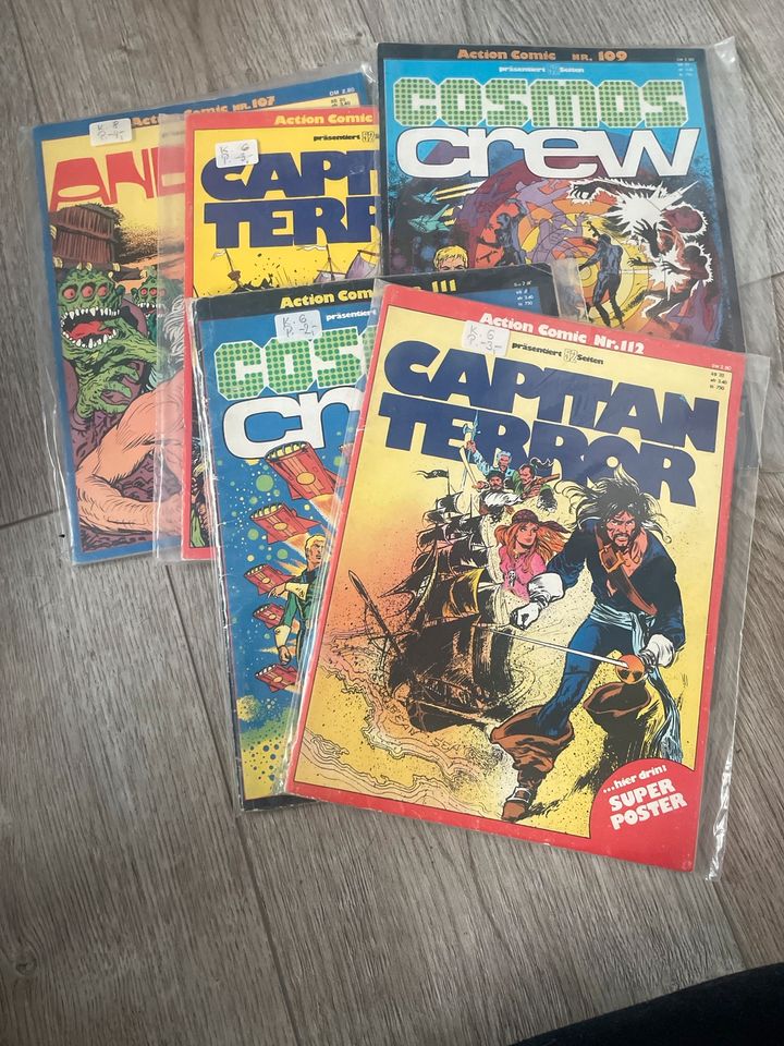 Action Comic Nr. 107, 108, 109, 111 & 112 in Northeim