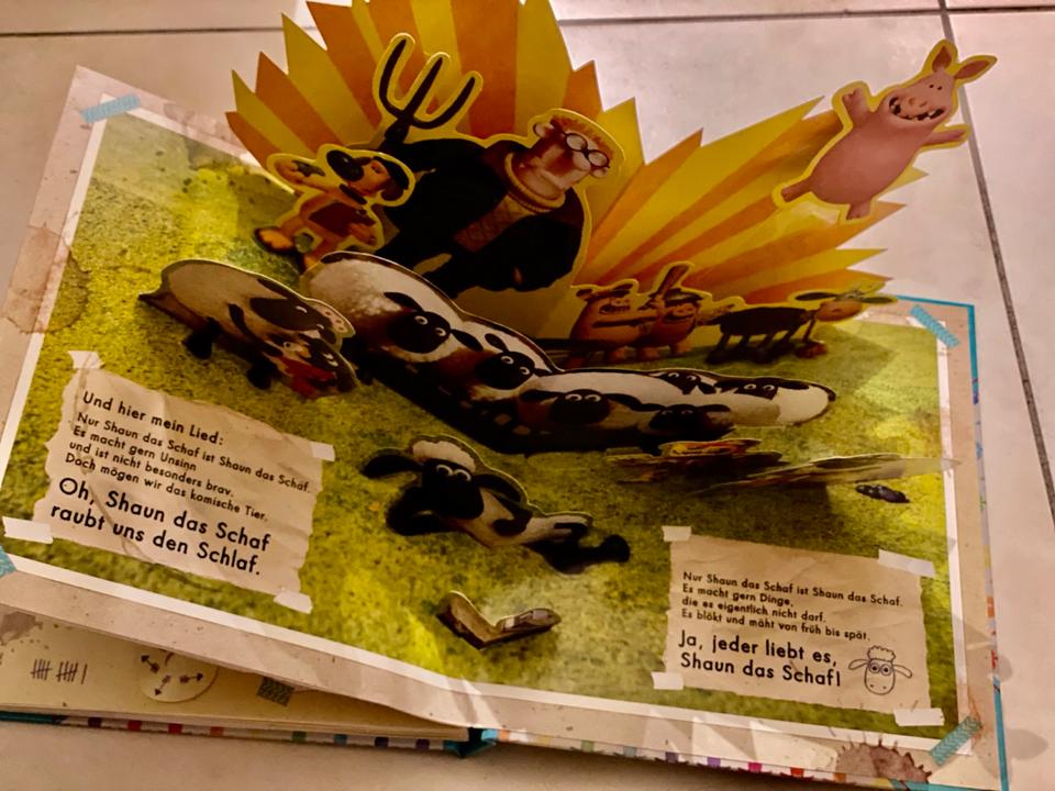 Shaun das Schaf, Buch Kinder, Mein ganz privates Pop-up-Fotoalbum in Düsseldorf