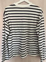 Sweatshirt H&M Gr. S weiß-blau Streifen Bayern - Hohenfurch Vorschau