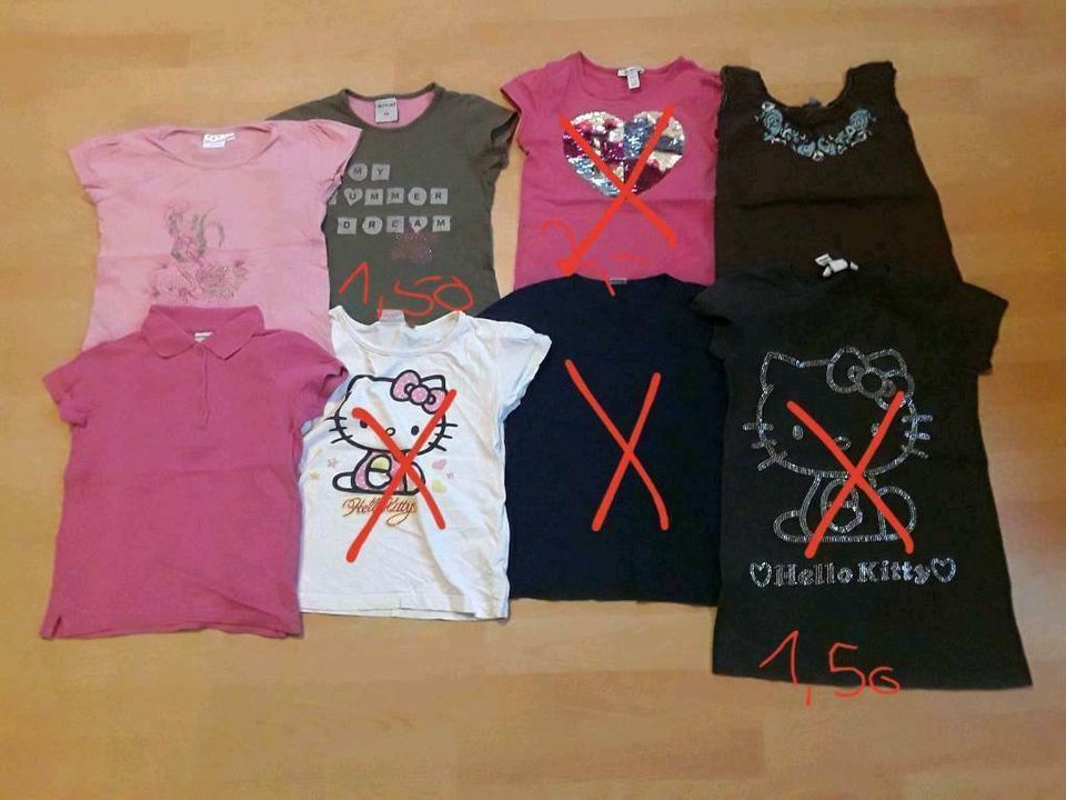 Mädchenkleidung Hosen / Shirts / Kleider Gr. 128 in Oer-Erkenschwick