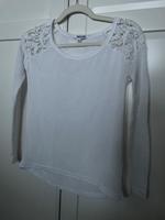 Tally Weijl Strick Dünner Pulli Gr. XS 34 weiß Häkel Spitze Sachsen-Anhalt - Weferlingen Vorschau
