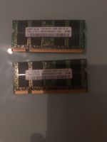 2x Samsung DDR 2 RAM 667 MHz 2x 1 GB Notebook Speicher Bayern - Ramsthal Vorschau