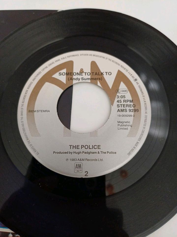 The Police wrapped around Schallplatte 7" Single Vinyl in Möglingen 