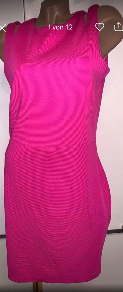 Ausgefallenes Pink Mohito Kleid Stretch Gr.L in Passau