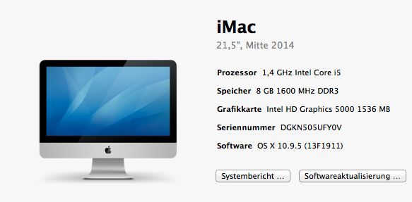 APPLE iMac 21,5", Mitte 2014 in Berlin