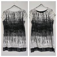 Neues Kleid Gr. 46 (schwarz/weiß) Bayern - Geiselbach Vorschau
