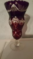 Böhmische Vase rot Überfangglas Vase Rubin rot--21cm Hoch Rheinland-Pfalz - Miehlen Vorschau