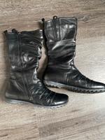 Piazza Stiefel schwarz Leder Damen  38 39 leicht gefüttert Leinatal - Schönau v d Walde Vorschau