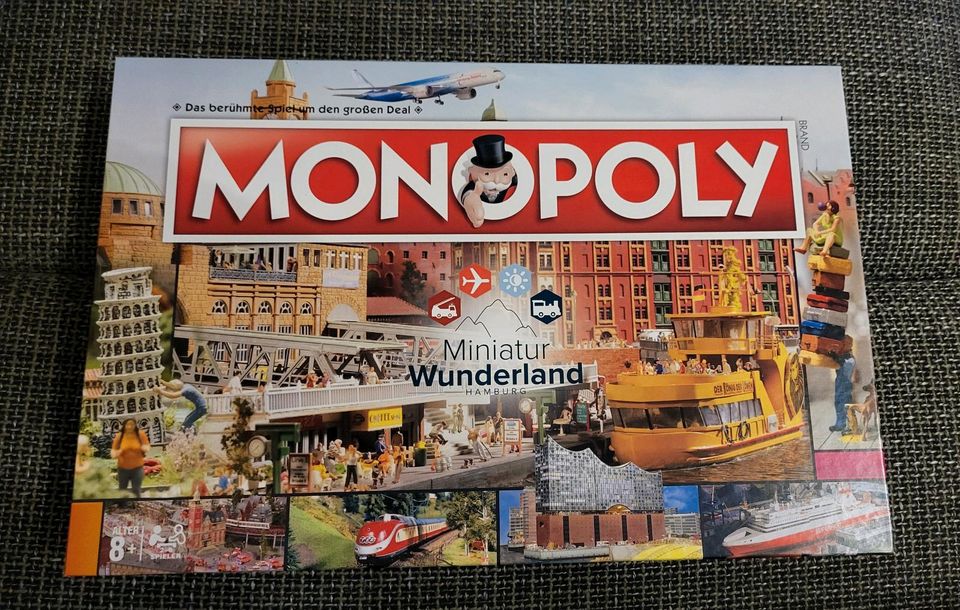 Monopoly Miniatur Wunderland Hamburg Unbespielt in Nürnberg (Mittelfr)