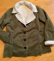 Damen Jacke KUNSTPELZ-KNOPF-FLEECE-MANTEL Gr. S  Khaki *NEU* Nordrhein-Westfalen - Bad Salzuflen Vorschau