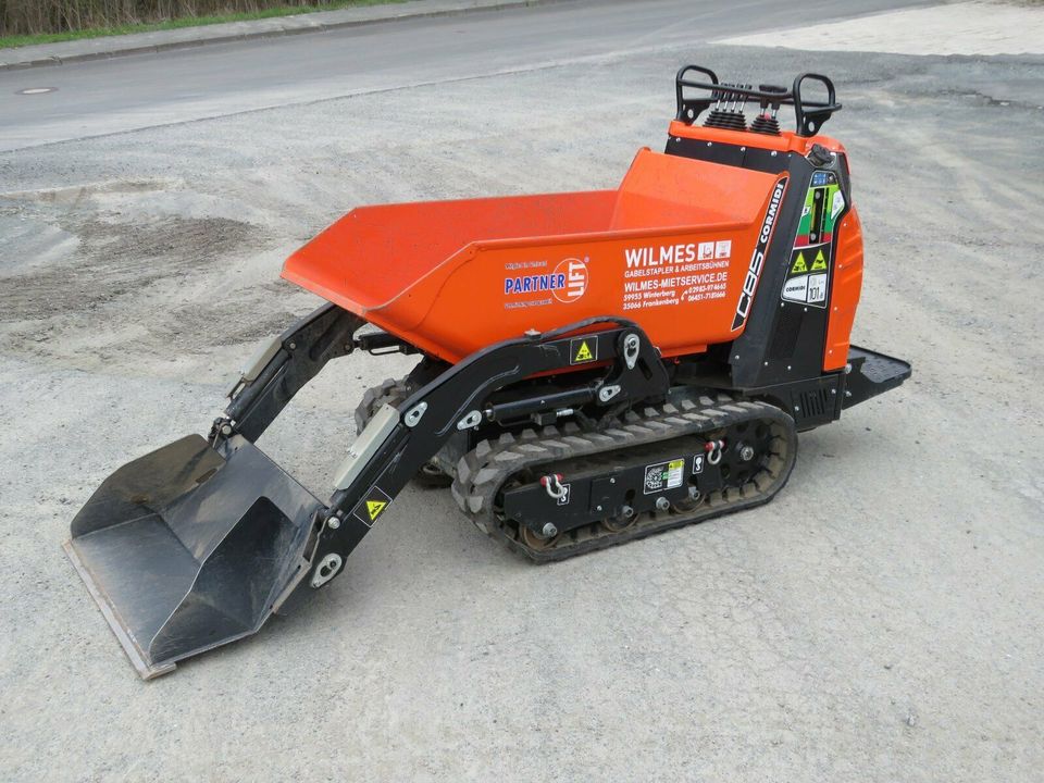 Kettendumper Cormidi C 85 mieten 1 Tag, netto 90€, FKB in Frankenberg (Eder)