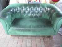 Vintage Chesterfield Sofa und 2 Sessel Leder grün Clubsofa Berlin - Köpenick Vorschau