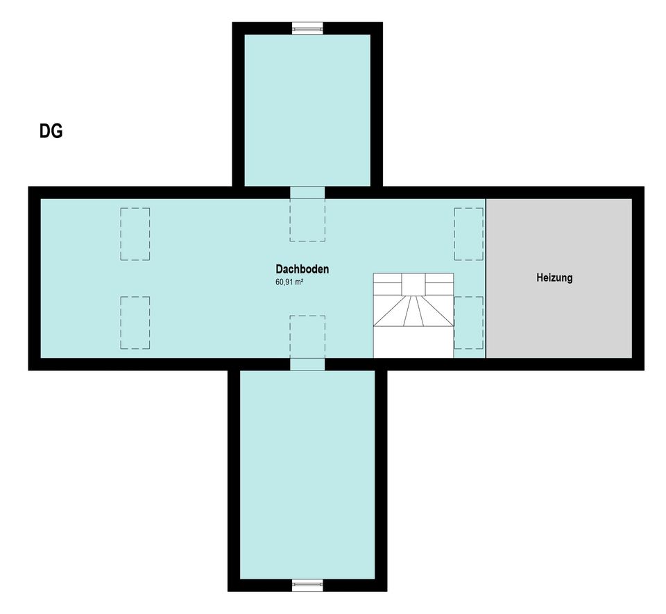 Gemütliche Wohnung mit großem Wohnbereich, 2 halben Zimmern und Schlaf-Dachboden in Beetzseeheide