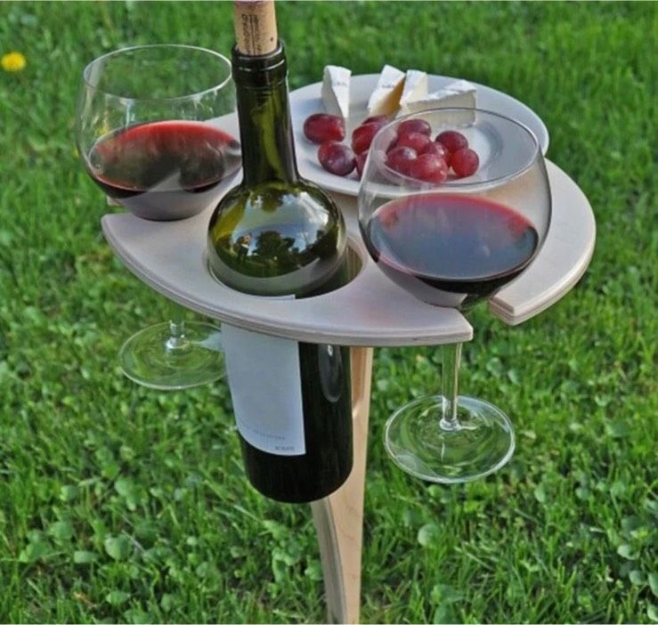 Weintisch Weinregal Holztisch Mini Gartentisch klappbar Neu in Gütersloh