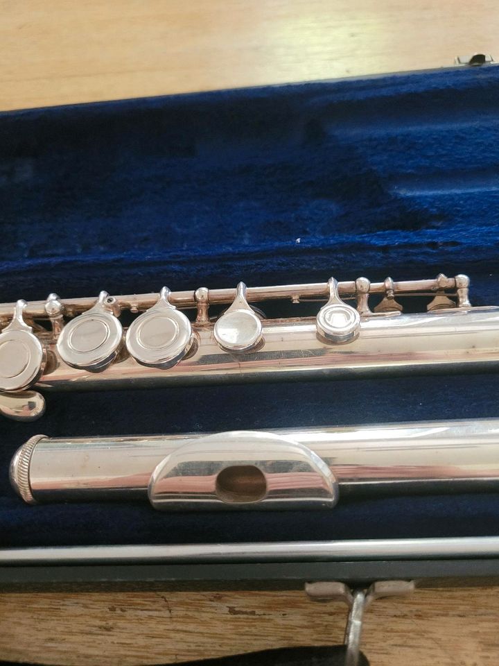 HAYNES -SCHWELM Querflöte versilbert Mundstück Silber Instrument in Düsseldorf